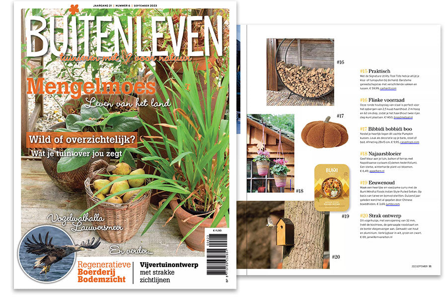 vogelhuisje in het magazine  Buitenleven