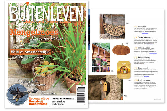 vogelhuisje in het magazine  Buitenleven